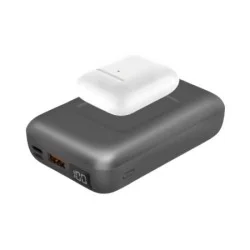 Energea Compac Wireless PD 10000mAh Power Bank - silver